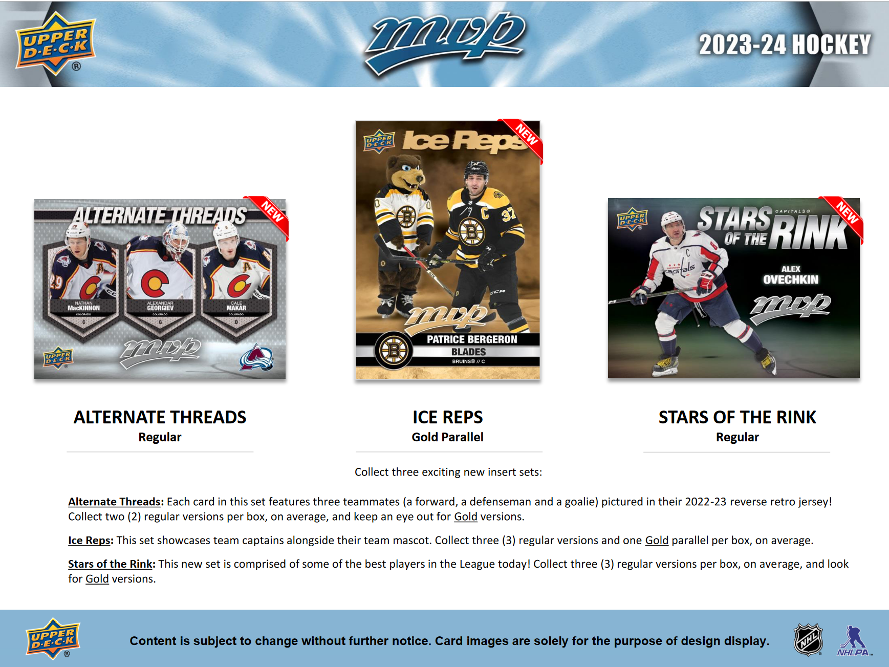 2023-24 Upper Deck MVP Hockey Hobby 20 Box Case